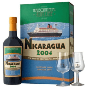 Transcontinental Rum Line – Nicaragua 2004 Coffret 2 verres
